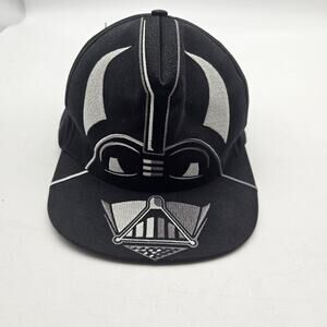 Star Wars Darth Vader Hat Cap Strap Back Mens One Size Black Embroidered